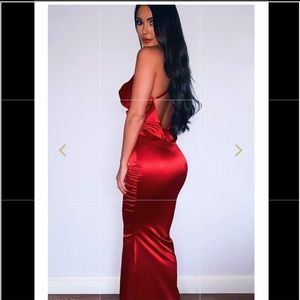 Crisantemi Cherry Red Alamour The Label Gown